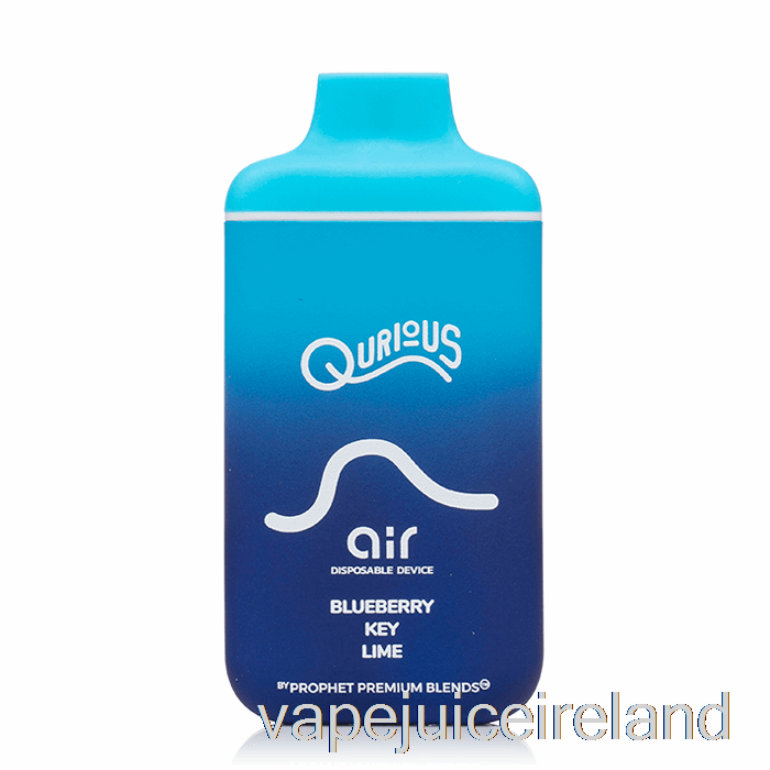 Vape Juice Qurious Air 6000 Disposable Blueberry Key Lime